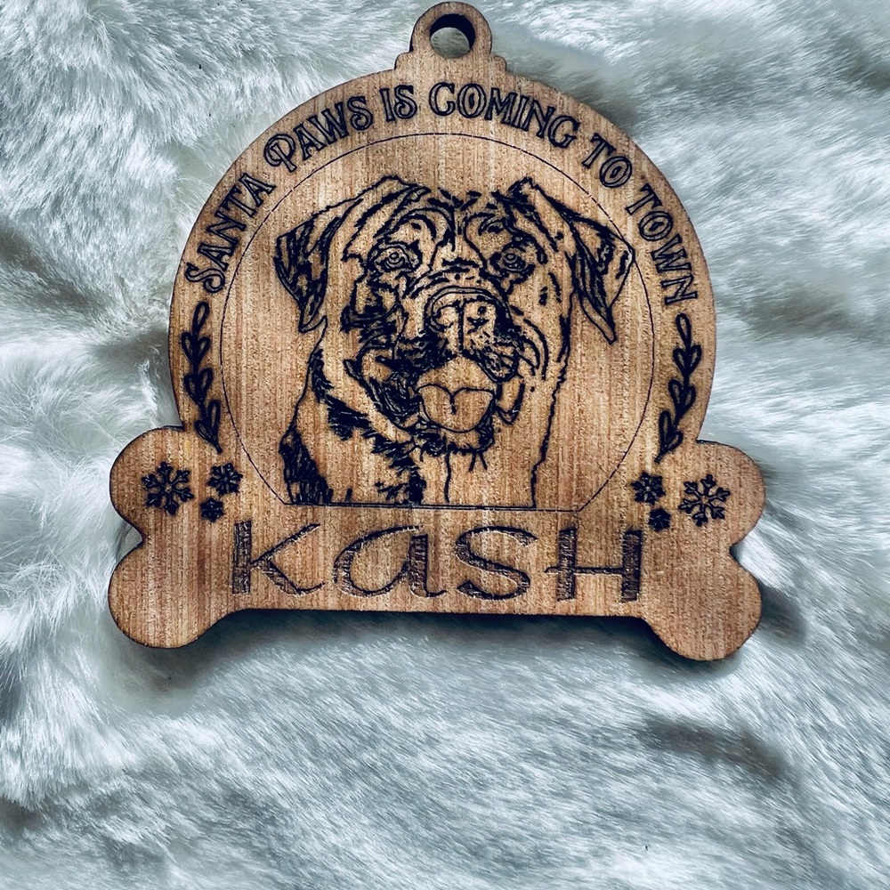 Laser Engraved Ornament